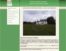 Tablet Screenshot of parsonsonplanning.co.uk